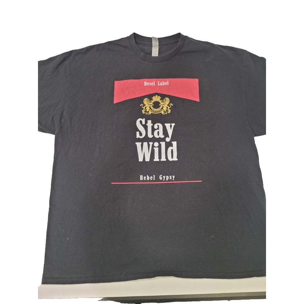 Stay Wild black label graphic shirt 2xl good shape